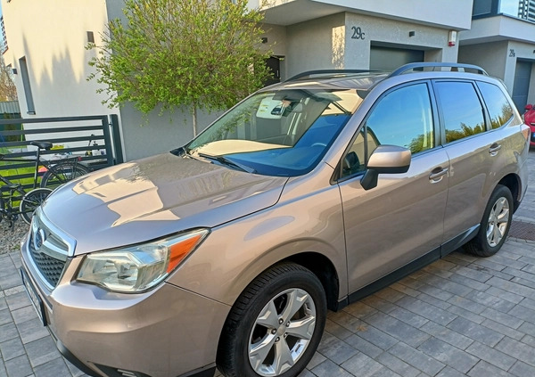 Subaru Forester cena 50900 przebieg: 148000, rok produkcji 2015 z Warszawa małe 172